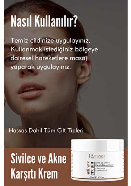 Sivılce Önleyici, Sivılce ve Akne Karşıtı, Leke Gidermeye Yardımcı Bakım Kremi 50ML indirimleri