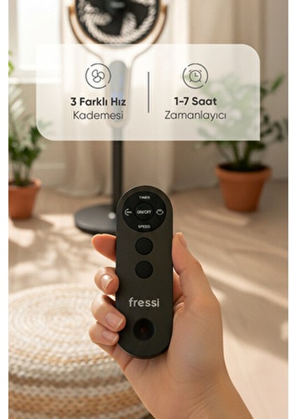 Ayaklı Vantilatör 3 Kademe Hız Ayarlı Kumandalı FR-F25R Venturi fiyatları