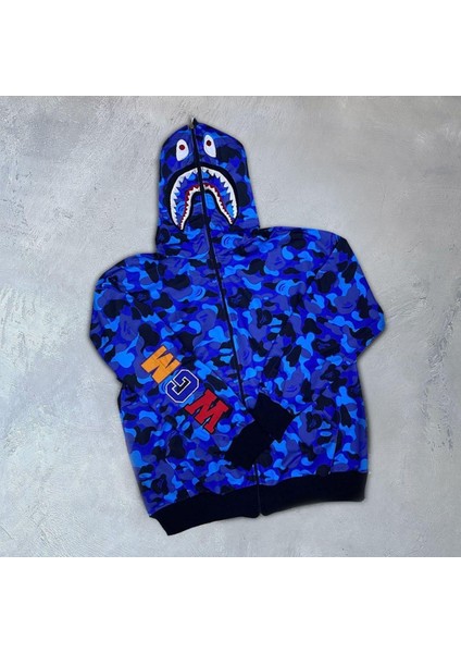 Çocuk Bape Pubg Tam Fermuarlı Kapuşonlu Hırka fiyatları