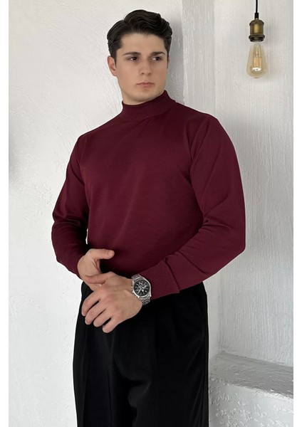 Erkek Yarım Balıkçı Triko Kazak P-00012859 modelleri