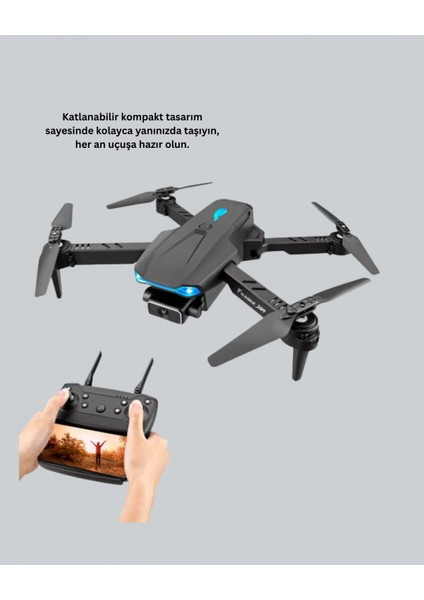 2.4g 4ch Katlanabilir Drone 100 Metre Uçuş Mesafeli modelleri