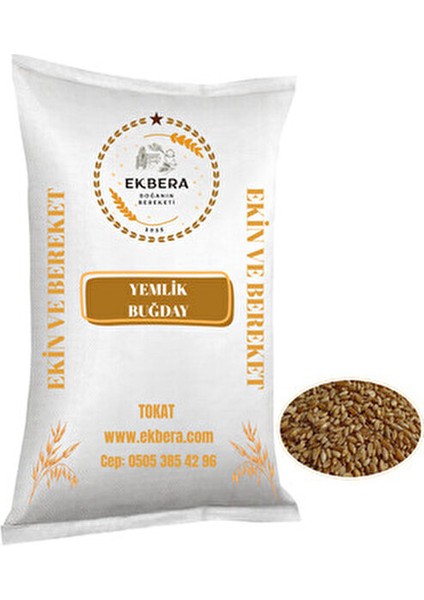Ekbera - 25 kg Yemlik Buğday Tane Güvercin - Tavuk Yemi ( Sarı Tane)