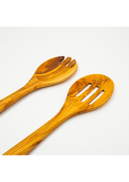 Zeytin Ağacı Ahşap 2 Parça Kepçe Seti modelleri