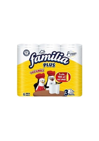 Havlu 6'lı Yağ Emici 4 Adet