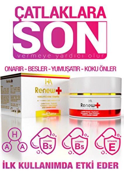 Ayak ve Topuk Çatlak, Ayak Koku, , Kaşınma Önleyici ve Yenileyici Bakım Kremi 100 ml