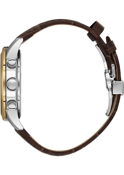 Erkek Kol Saati ESBG.B.10671-4 Deri Kordon 44 mm Kasa Çapı