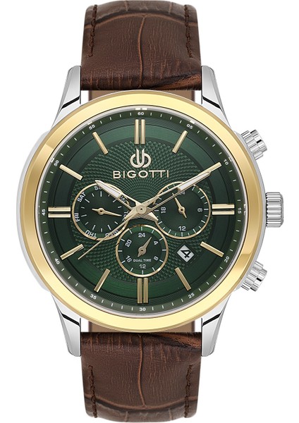 Erkek Kol Saati ESBG.B.10671-4 Deri Kordon 44 mm Kasa Çapı fiyatları