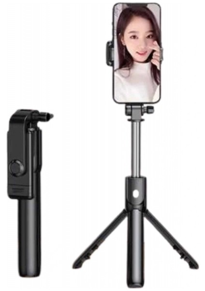 Selfie Çubuğu Tripod Bluetooth Kumandalı Selfie Çubuğu Telefon Tutucu modelleri