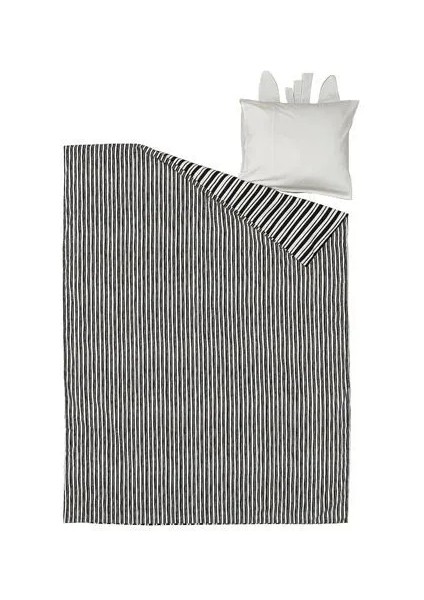 Natthager Çocuk Nevresim Takımı Siyah Beyaz 150 x 200/50 x 60 cm modelleri