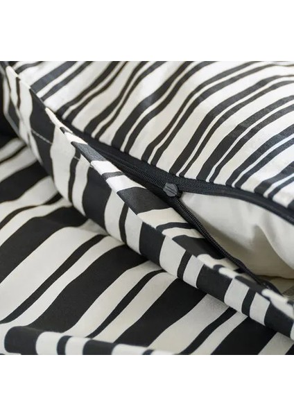 Natthager Çocuk Nevresim Takımı Siyah Beyaz 150 x 200/50 x 60 cm