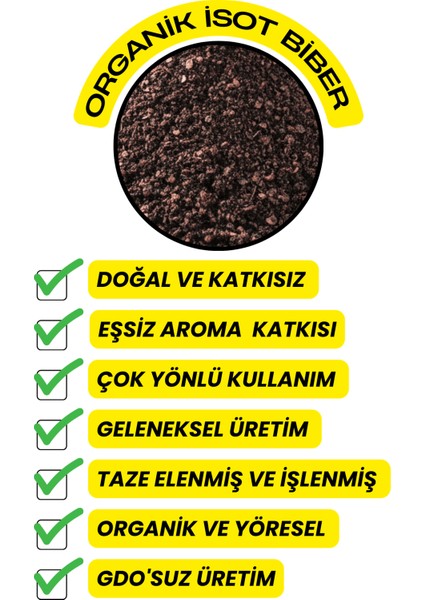 Premium Isot Biber - ( Organik , Katkısız , Yöresel) 1000GR modelleri