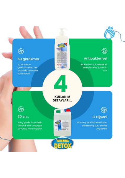 Antibakteriyel El Temizleyici 1000ML 1 Adet + 5 Lt. 1 Adet fiyatları