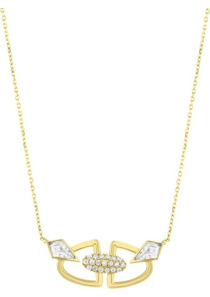 Altın Tasarım Kolye - 14K