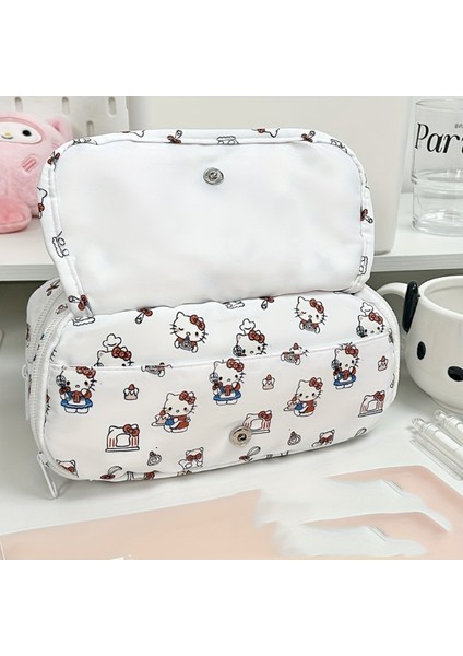 Hello Kitty Figürlü 4 Bölmeli Geniş Kapasiteli Kalemlik 22CM*10CM AD65160 fiyatları