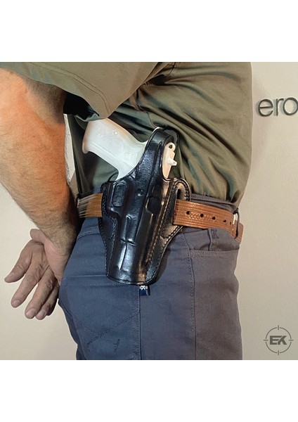 Browning Hp, Yavuz 14 ve Zig 14 Uyumlu Siyah Deri Tam Kelebek Silah Kılıfı fırsatları