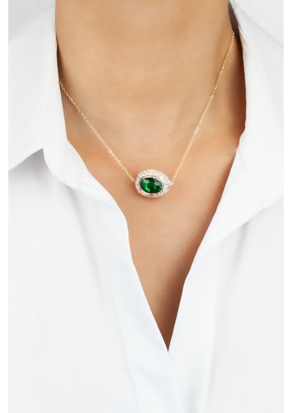 Ince Zincir Kristal Taşlı Uçlu Kolye fiyatları