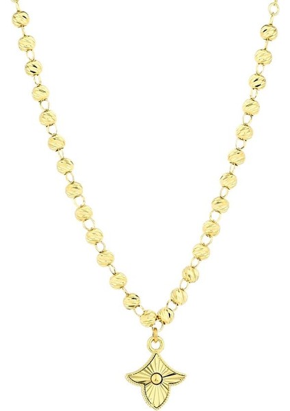 Altın Tasarım Kolye - 14K