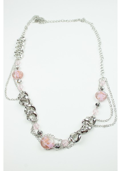 Ince Kalın Zincir Kombinasyonlu Uzun Kadın Kolye fırsatları