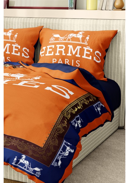 Nevresim Takımı Çift Kişilik Pamuklu Saten Kumaş 6 Parça 3D Dijital Baskı Duvet Cover Set Model No: fiyatları