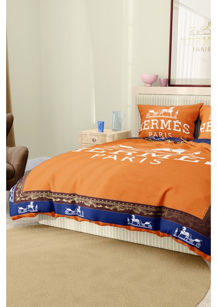 Nevresim Takımı Çift Kişilik Pamuklu Saten Kumaş 6 Parça 3D Dijital Baskı Duvet Cover Set Model No: modelleri