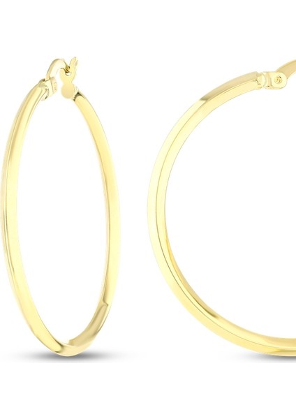 Altın Halka Küpe - 14K fiyatları