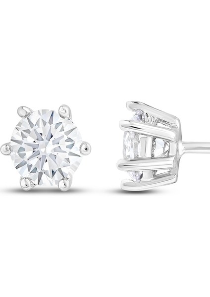 Altın Tektaş Küpe - 14K fiyatları