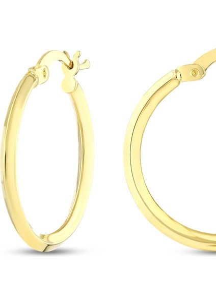 Altın Halka Küpe - 14K fiyatları