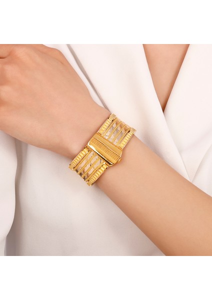 Altın Kelepçe Bilezik - 14K modelleri