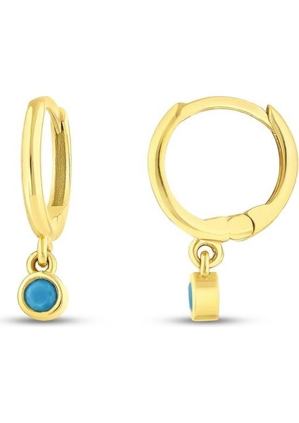 Sallantılı Altın Çocuk Küpe - 14K