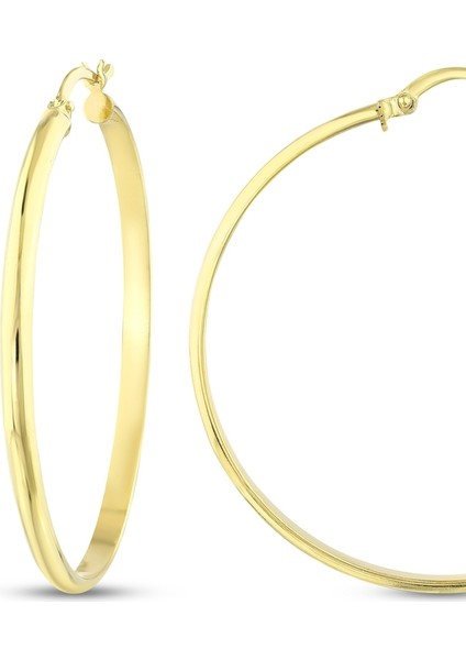 Altın Halka Küpe - 14K fiyatları