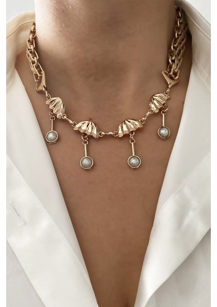 Şemsiye Figürlü Kolye