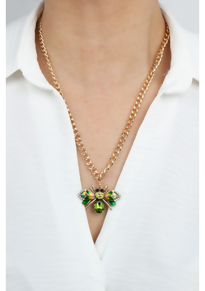 Arı Figürlü Gold Kolye fiyatları