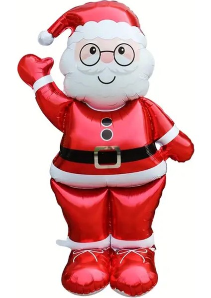 Büyük Boy Folyo Balon Noel Baba Figürlü (155CM)