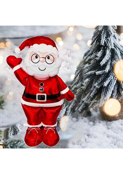 Büyük Boy Folyo Balon Noel Baba Figürlü (155CM) modelleri