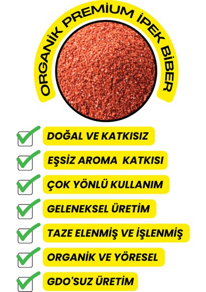 Premium Ipek Biber - ( Organik , Katkısız , Yöresel) 1000GR fırsatları