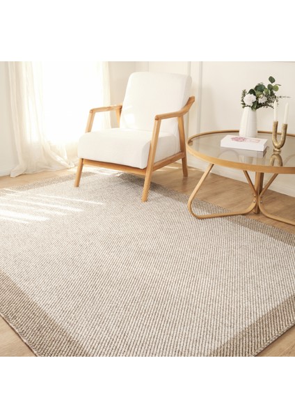 7/24 Iskandinav Premium Arona Bej Salon Mutfak Halısı Yolluk