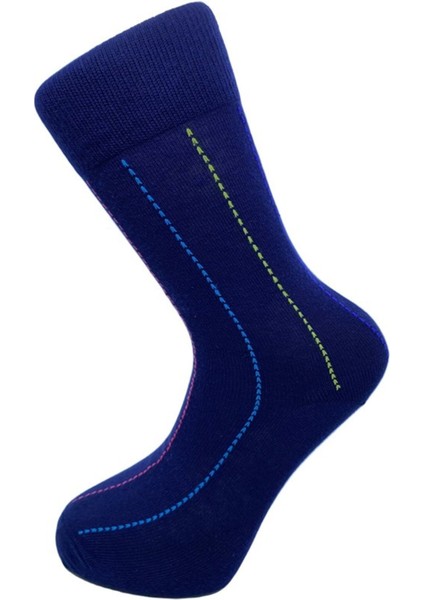 Renkli Desenli Erkek Çorap