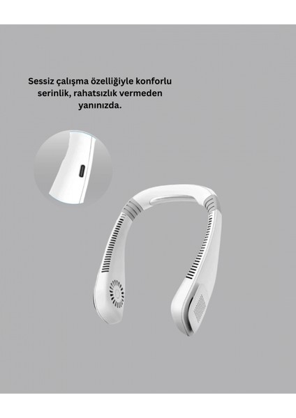 Bıçaksız Güvenli Tasarımlı Sessiz Boyun Fanı fırsatları