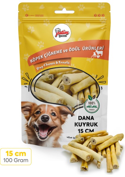 Dana Kuyruk 15 cm 100 Gram Doğal Köpek Ödül Maması