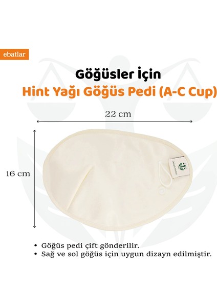 Hint Yağı Sargı Bezi 4'lü Set: Karaciğer, Pelvik, Tiroid/göz ve Göğüs Sargı Bezi, Pamuklu, Ergonomik, % 100 Sızdırmaz indirimleri