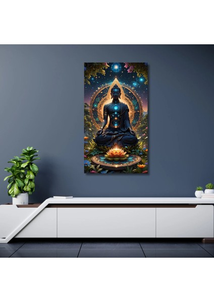 Hd Digital Baskı Budda Desenli Buda Kanvas Duvar Tablosu