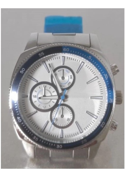 Erkek Kol Saati Gümüş Kordon (Beyaz Kadran) modelleri