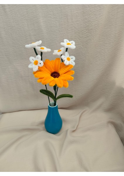 Vazoda Ayçiçeği Aranjmanı modelleri