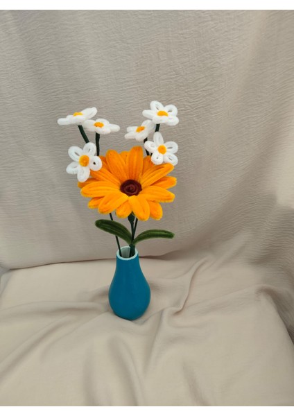 Vazoda Ayçiçeği Aranjmanı fırsatları