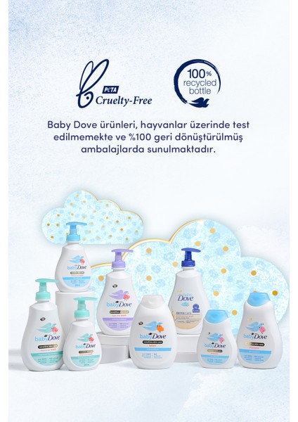 Ekonomik Paket, Doğal Prebiyotikli Göz Yakmayan Sülfatsız Nemlendirici Bebek Şampuanı 400 ml x 2 indirimleri