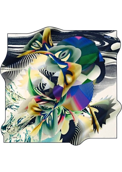 Nostalji Tivil Ipek Eşarp 8432-921