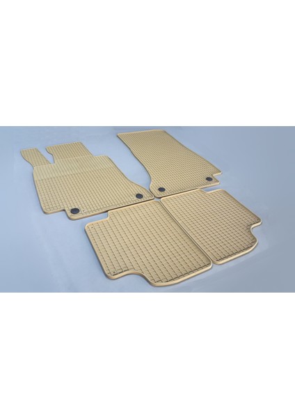 Mercedes E Serisi W213 S213 C238 Kauçuk Paspas Seti Krem Bej modelleri