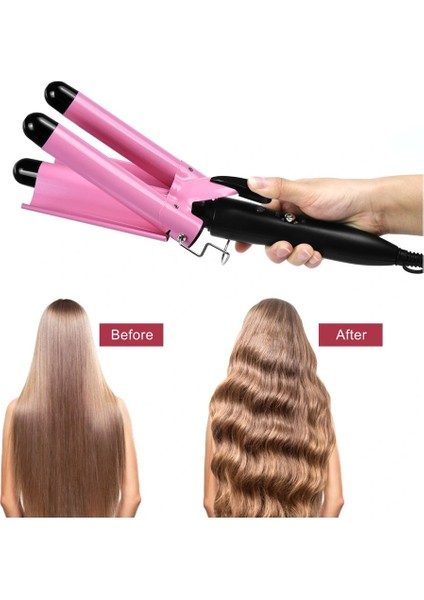 Wag Su Dalgası Saç Maşası 220 Derece 25 mm Kalın Bukle (K95) fırsatları