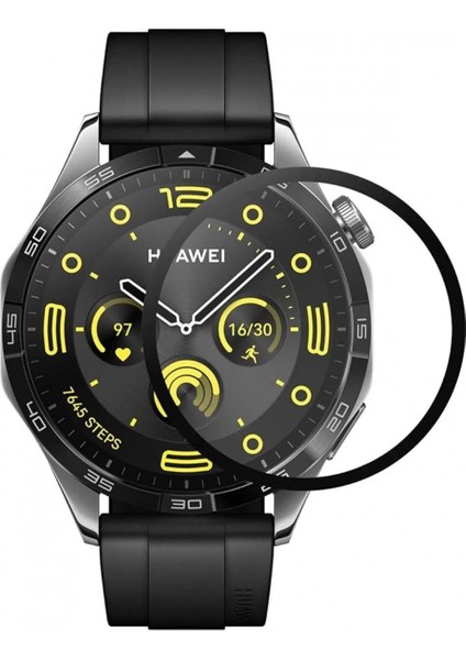 Huawei Gt4 41MM 18MM Polymer Nano Ekran Koruyucu - Şeffaf (K95)