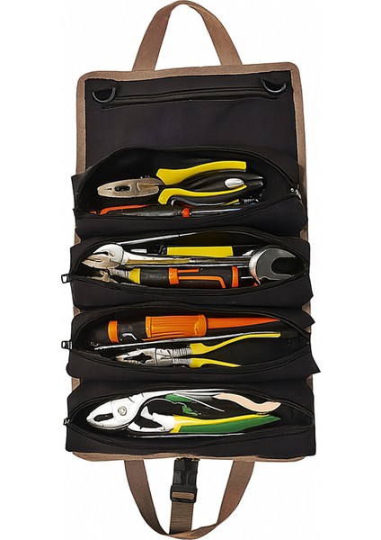 Asılabilir Katlanabilir Hırdavat Çantası Bez Alet Çantası Çanta Çok Amaçlı Alet Çantası Takım Çantası Rulo Tipi 1 Adet fiyatları